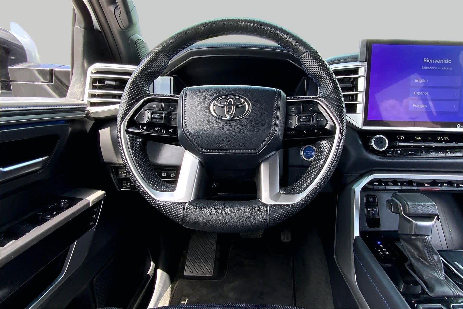 2024 Toyota Tundra Platinum Hybrid Celestial Silver Metallic at Group 1 Toyota Southwest