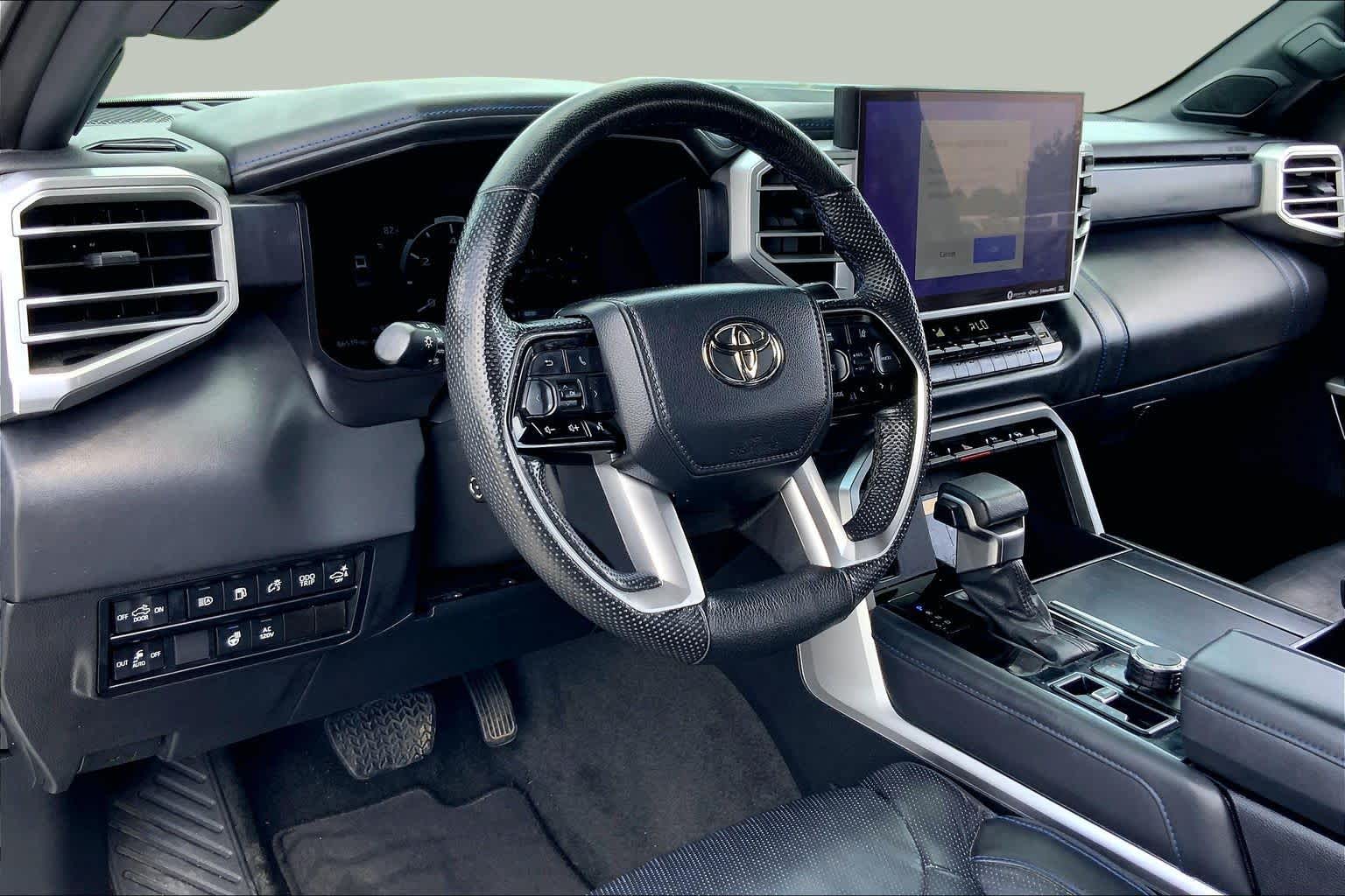 2024 Toyota Tundra Platinum Hybrid Celestial Silver Metallic at Group 1 Toyota Southwest