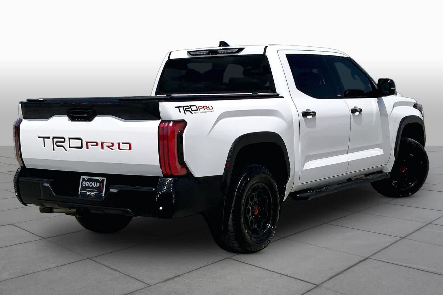 2022 Toyota Tundra TRD Pro Hybrid White at Group 1 Toyota Southwest