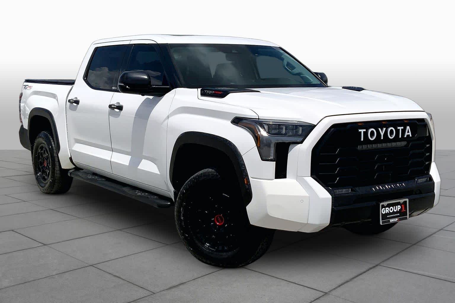 2022 Toyota Tundra TRD Pro Hybrid White at Group 1 Toyota Southwest