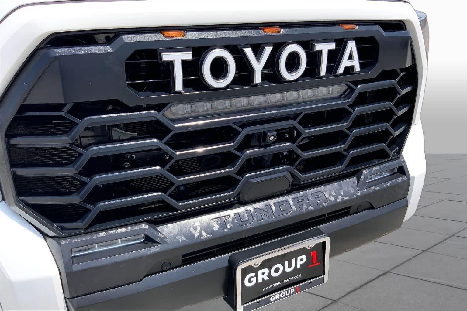 2022 Toyota Tundra TRD Pro Hybrid White at Group 1 Toyota Southwest