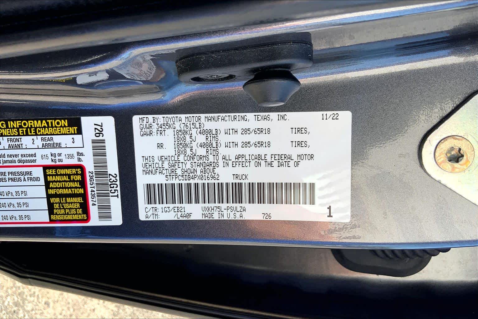 2023 Toyota Tundra photo 36 of 36