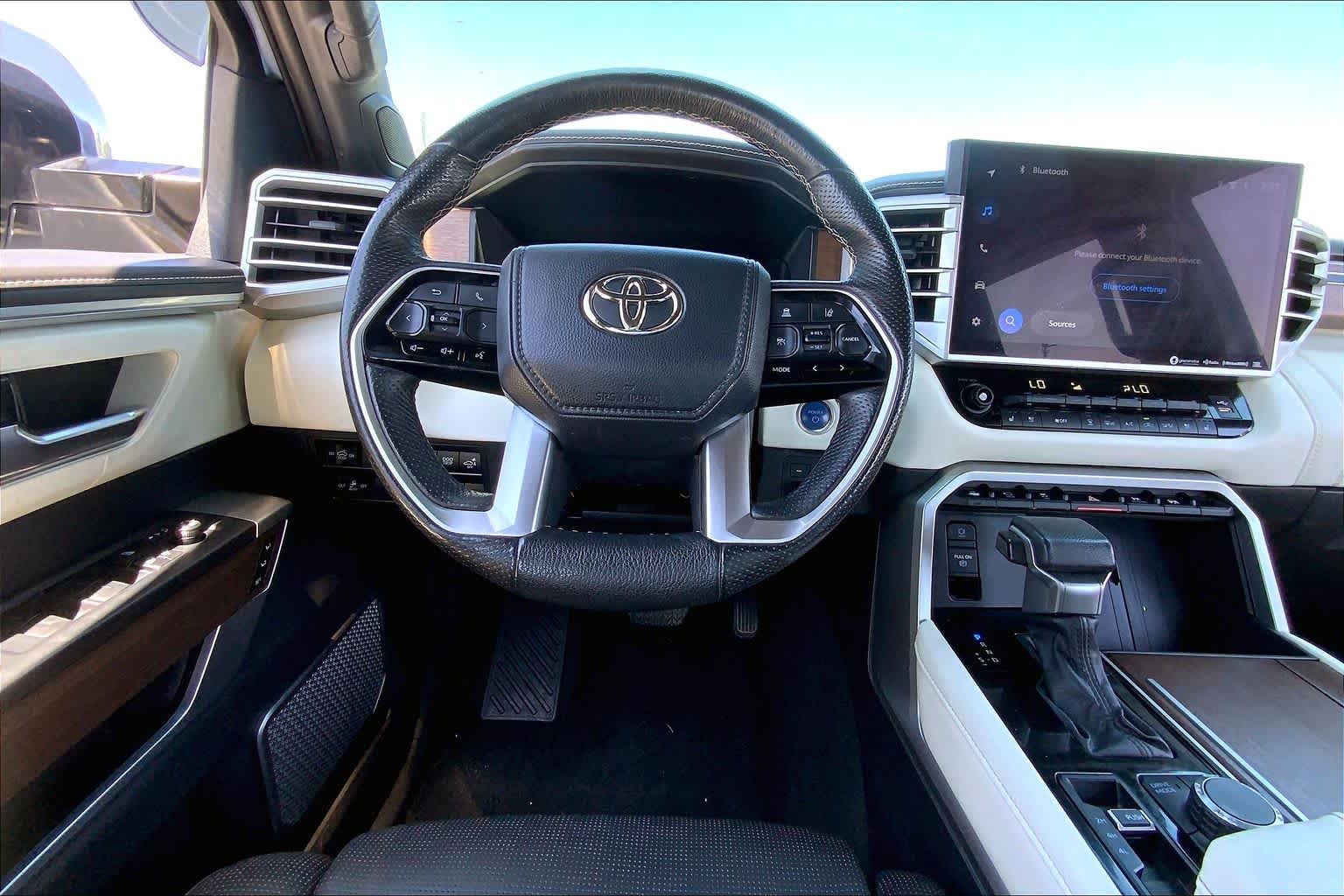 2023 Toyota Tundra Capstone Hybrid Celestial Silver Metallic at Group 1 GMC Buick South