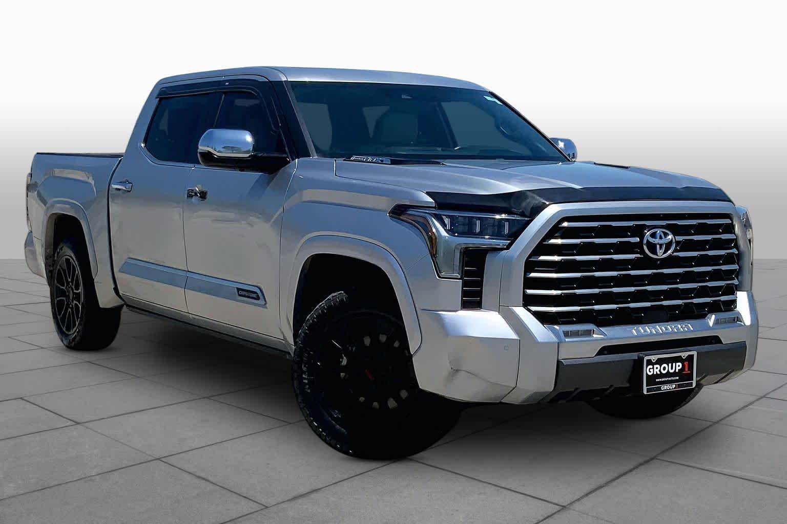 2023 Toyota Tundra Capstone Hybrid Celestial Silver Metallic at Group 1 GMC Buick South