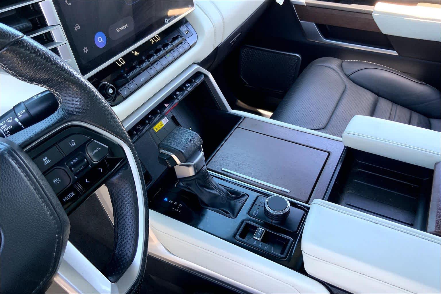 2023 Toyota Tundra Capstone Hybrid Celestial Silver Metallic at Group 1 GMC Buick South