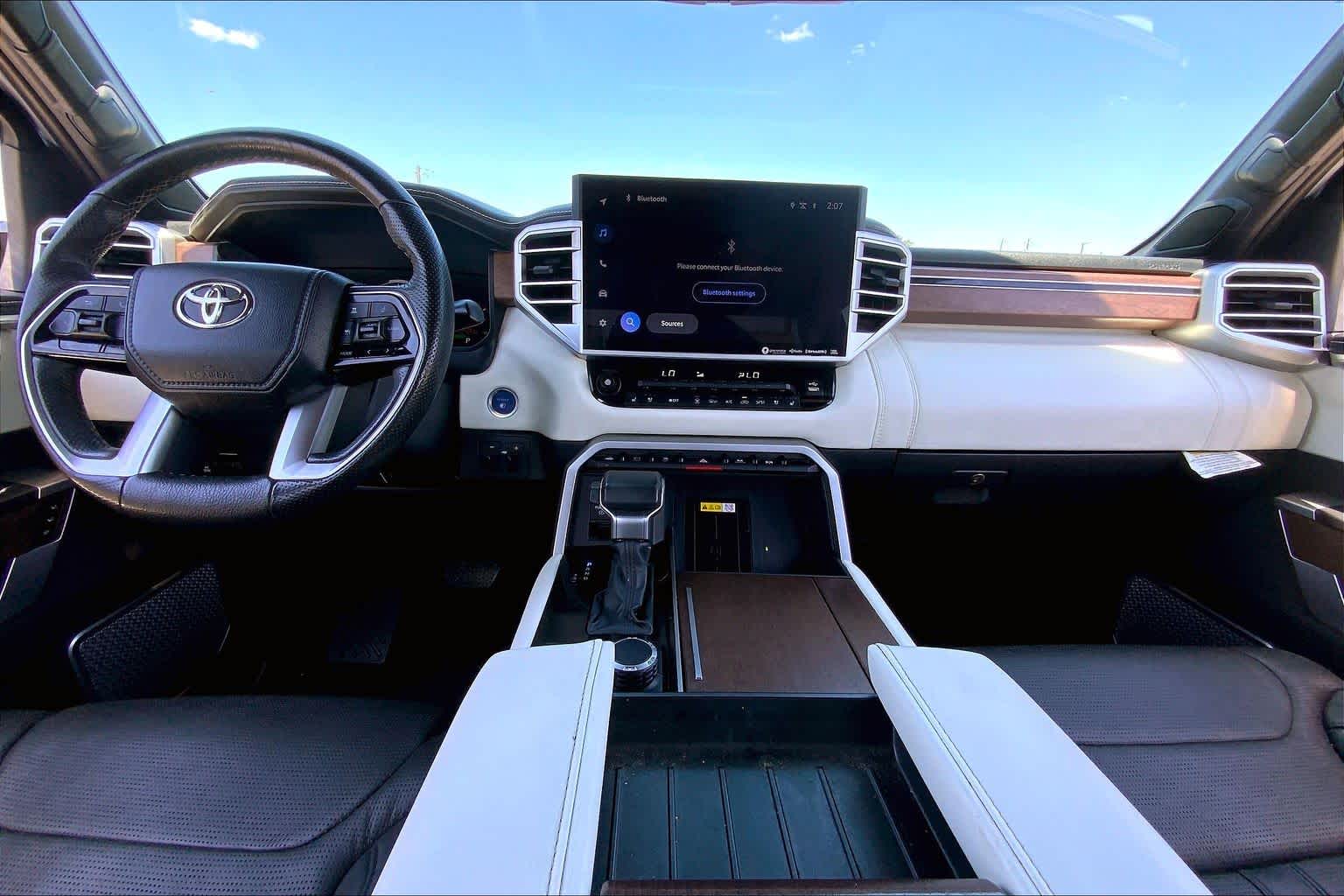 2023 Toyota Tundra Capstone Hybrid Celestial Silver Metallic at Group 1 GMC Buick South