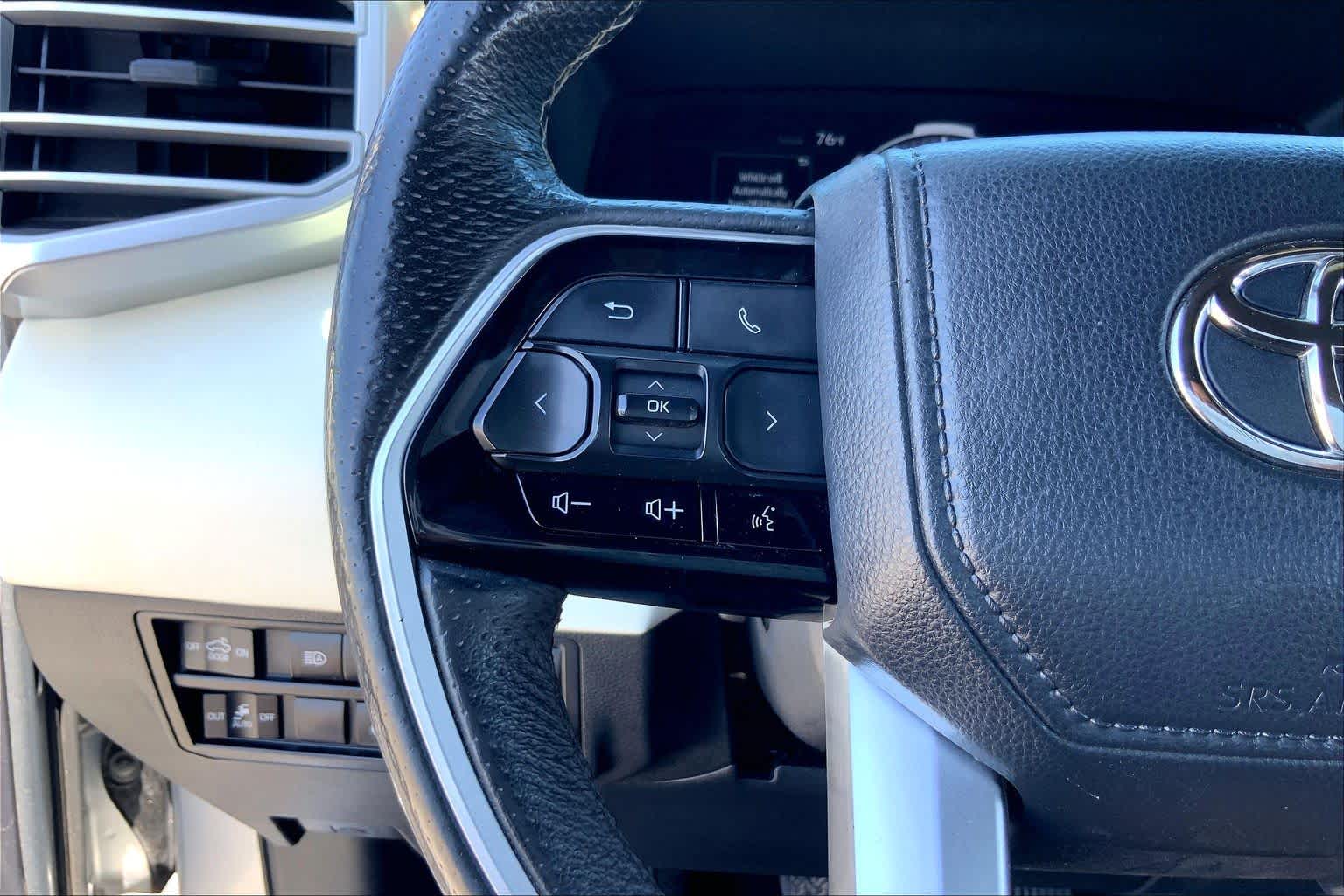 2023 Toyota Tundra Capstone Hybrid Celestial Silver Metallic at Group 1 GMC Buick South