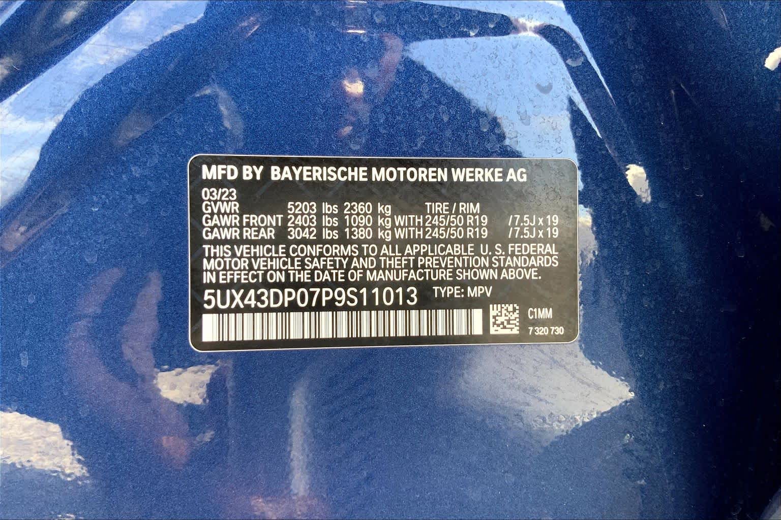 2023 BMW X3 sDrive30i sDrive30i Phytonic Blue Metallic at Lexus Southwest Houston