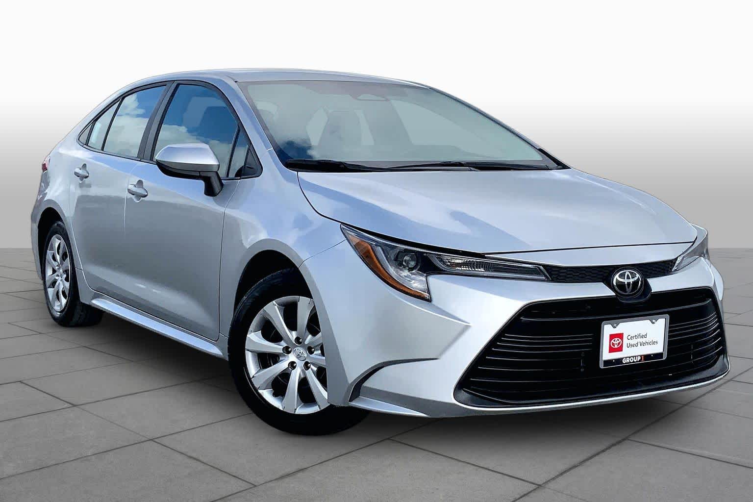 2024 Toyota Corolla LE Classic Silver Metallic at Davis Chevrolet