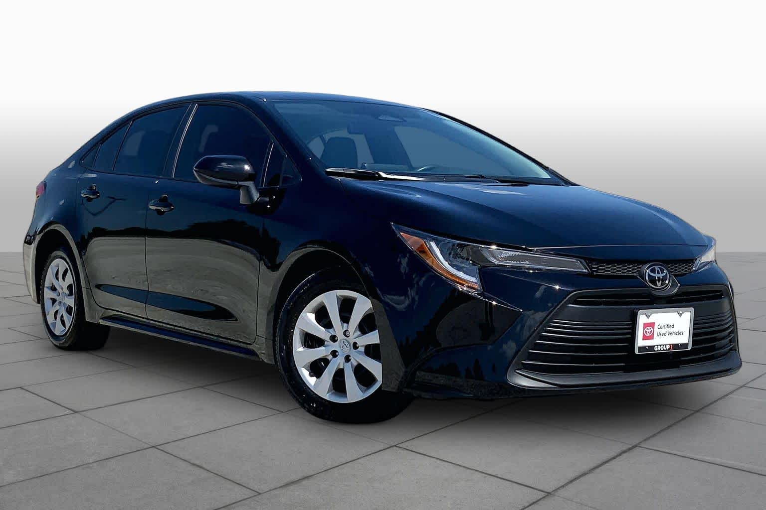 2026 Toyota Corolla LE Midnight Black Metallic at Group 1 Toyota Southwest