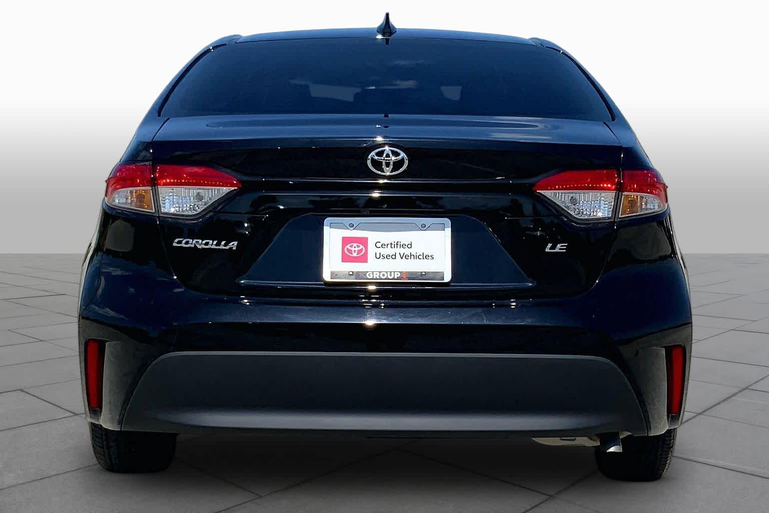 2026 Toyota Corolla LE Midnight Black Metallic at Group 1 Toyota Southwest