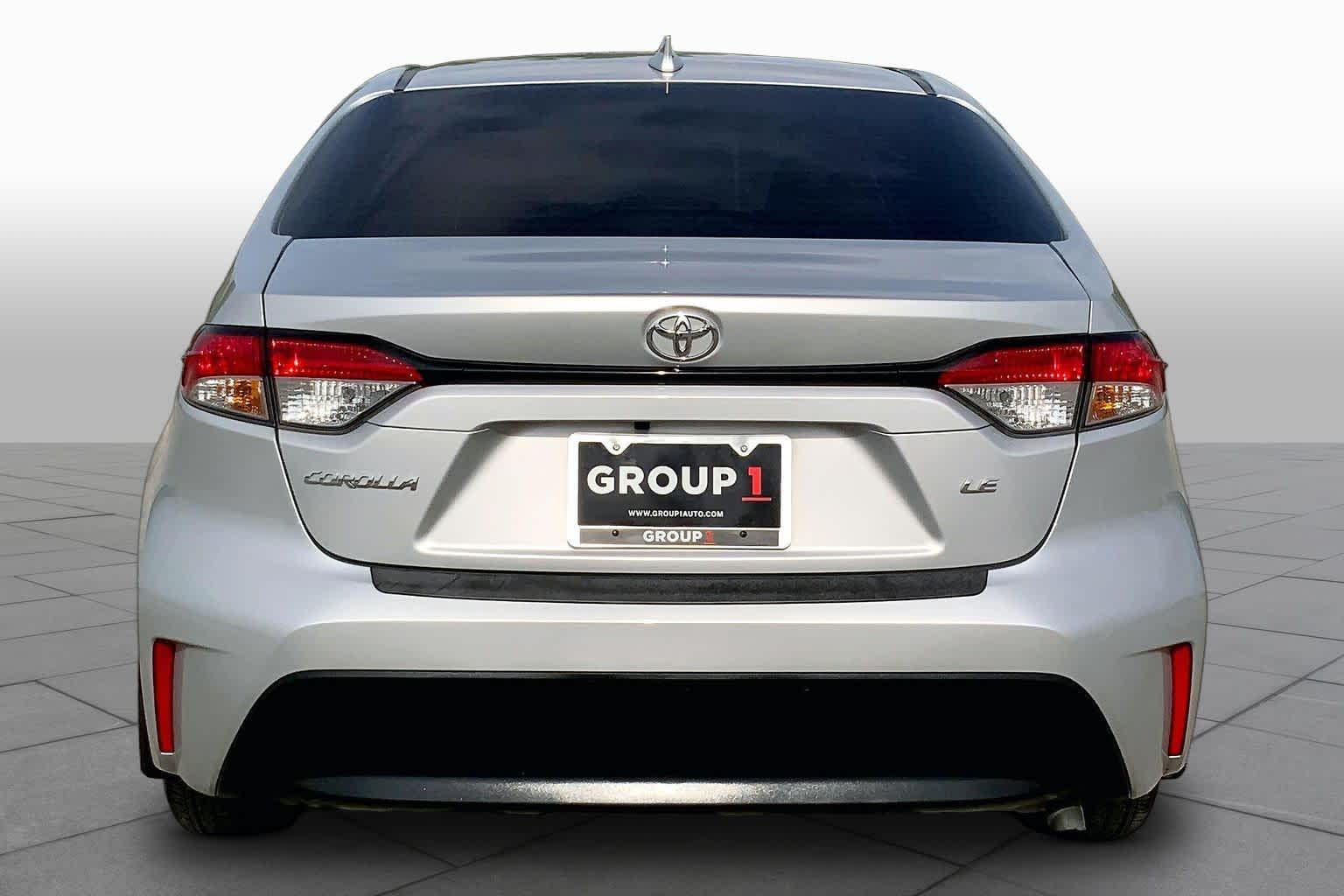 2025 Toyota Corolla LE Classic Silver Metallic at Group 1 Toyota Southwest