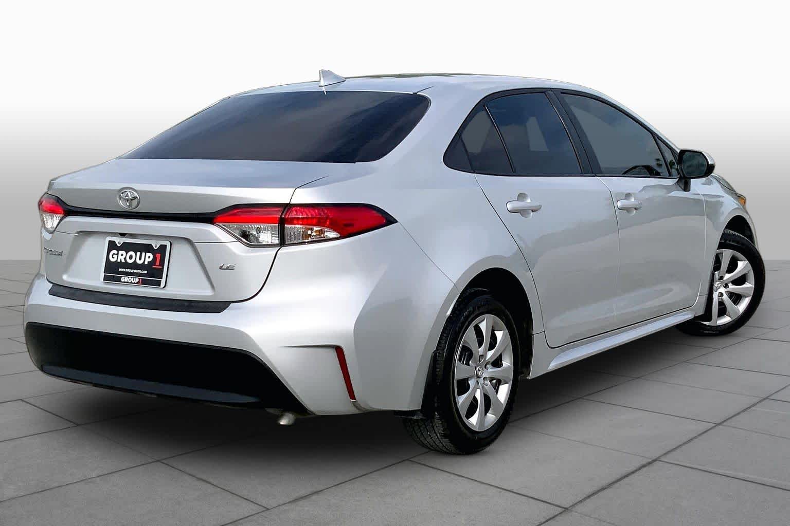 2025 Toyota Corolla LE Classic Silver Metallic at Group 1 Toyota Southwest