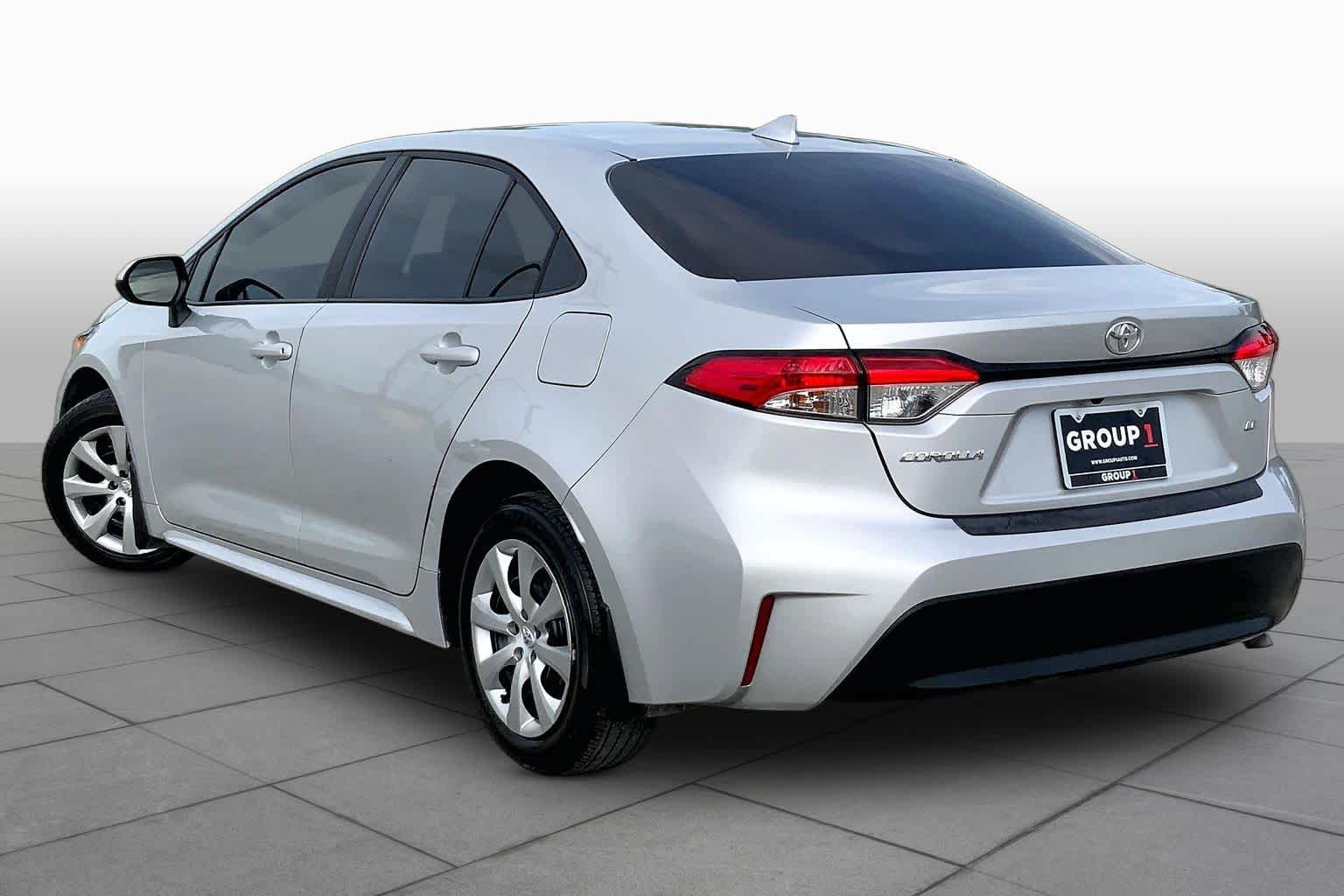 2025 Toyota Corolla LE Classic Silver Metallic at Group 1 Toyota Southwest