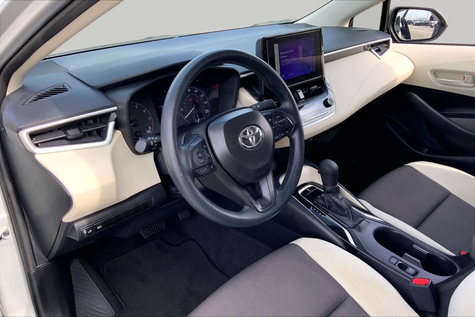 2025 Toyota Corolla LE Classic Silver Metallic at Group 1 Toyota Southwest