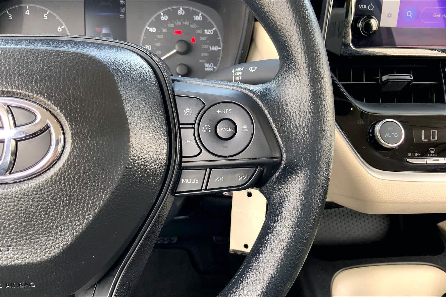 2025 Toyota Corolla LE Classic Silver Metallic at Group 1 Toyota Southwest