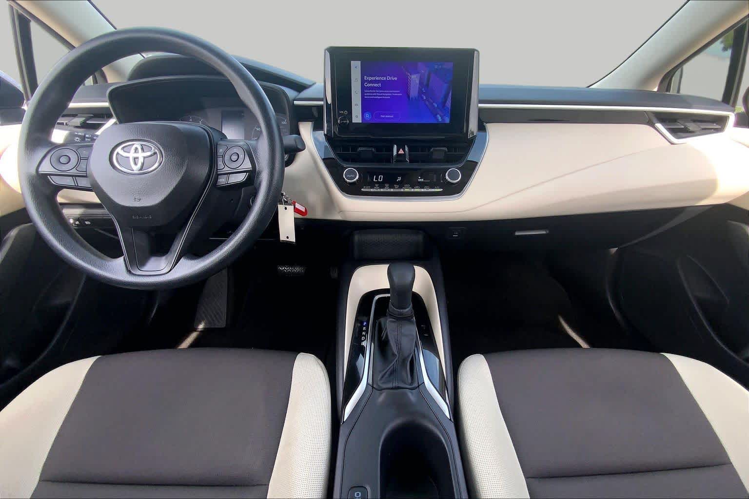 2025 Toyota Corolla LE Classic Silver Metallic at Group 1 Toyota Southwest