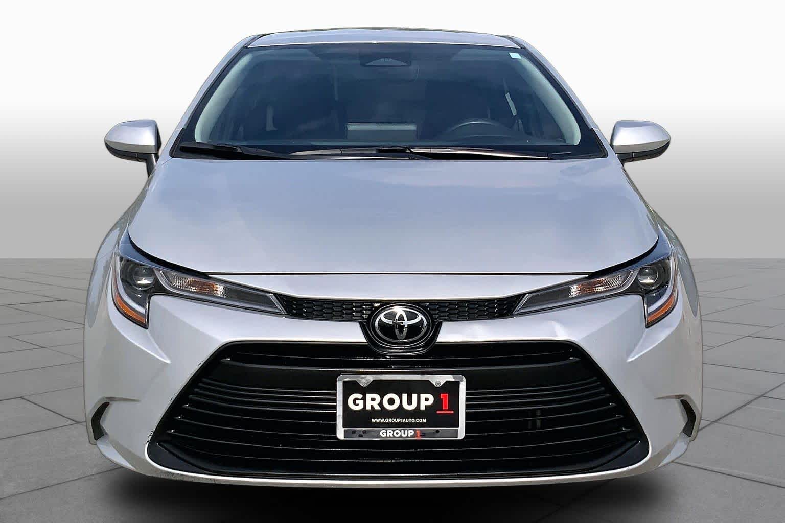 2025 Toyota Corolla LE Classic Silver Metallic at Group 1 Toyota Southwest