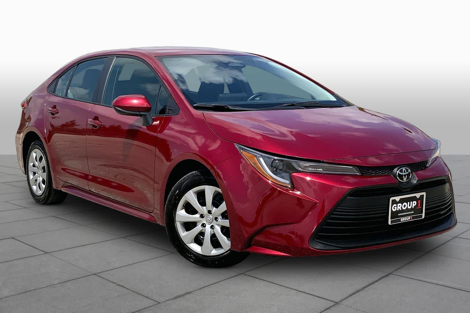 2025 Toyota Corolla LE Ruby Flare Pearl at Group 1 Toyota Southwest