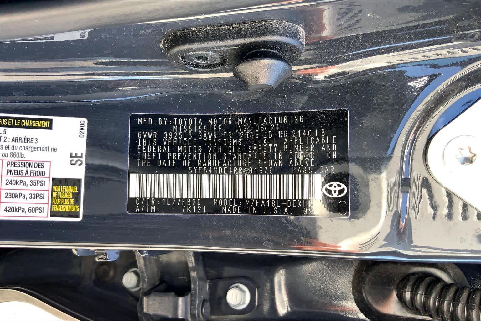 2024 Toyota Corolla LE Underground at Group 1 Toyota Southwest