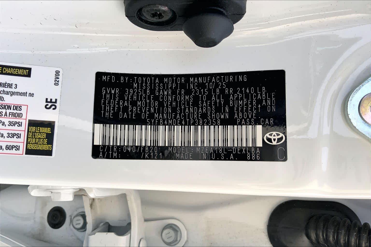 2026 Toyota Corolla LE Ice Cap at Beck & Masten Kia