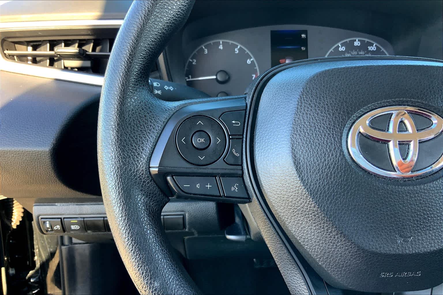 2023 Toyota Corolla LE Midnight Black Metallic at AutoNation Toyota Gulf Fwy