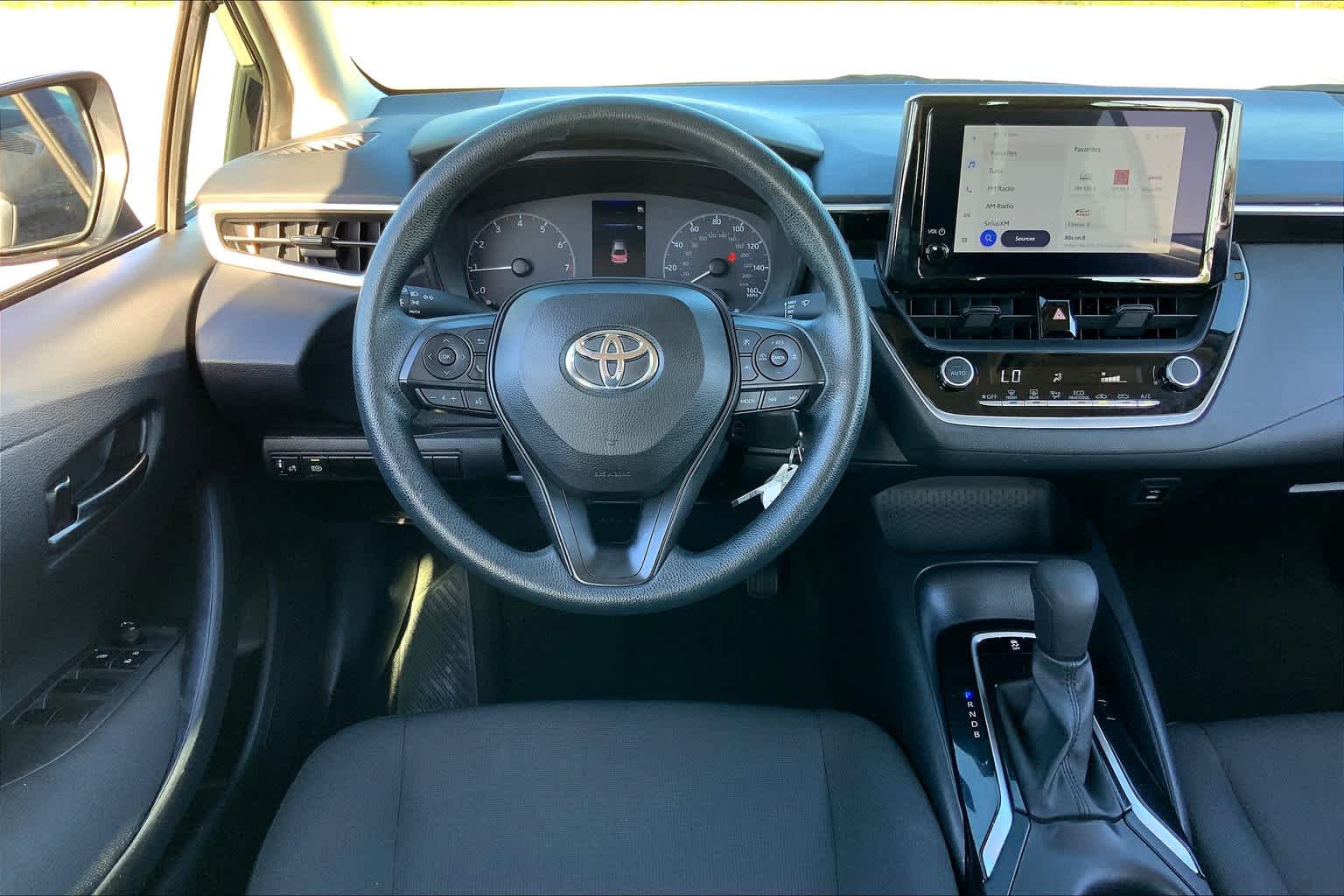 2023 Toyota Corolla LE Midnight Black Metallic at AutoNation Toyota Gulf Fwy