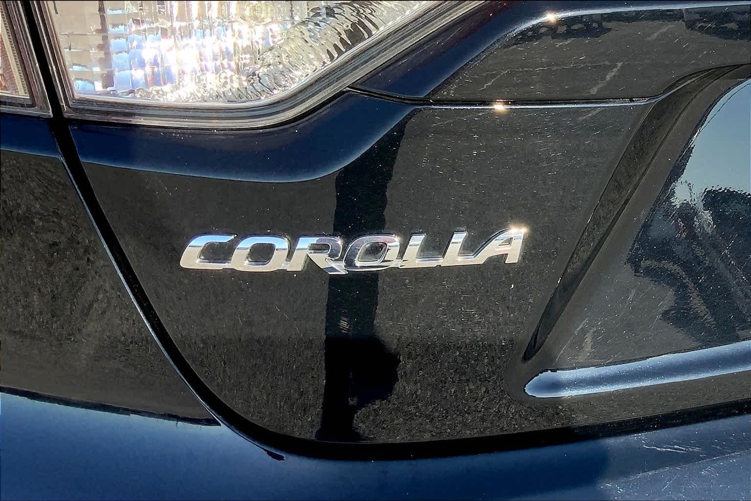 2023 Toyota Corolla LE Midnight Black Metallic at AutoNation Toyota Gulf Fwy