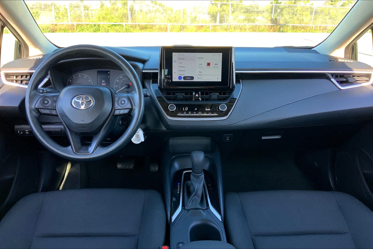 2023 Toyota Corolla LE Midnight Black Metallic at AutoNation Toyota Gulf Fwy