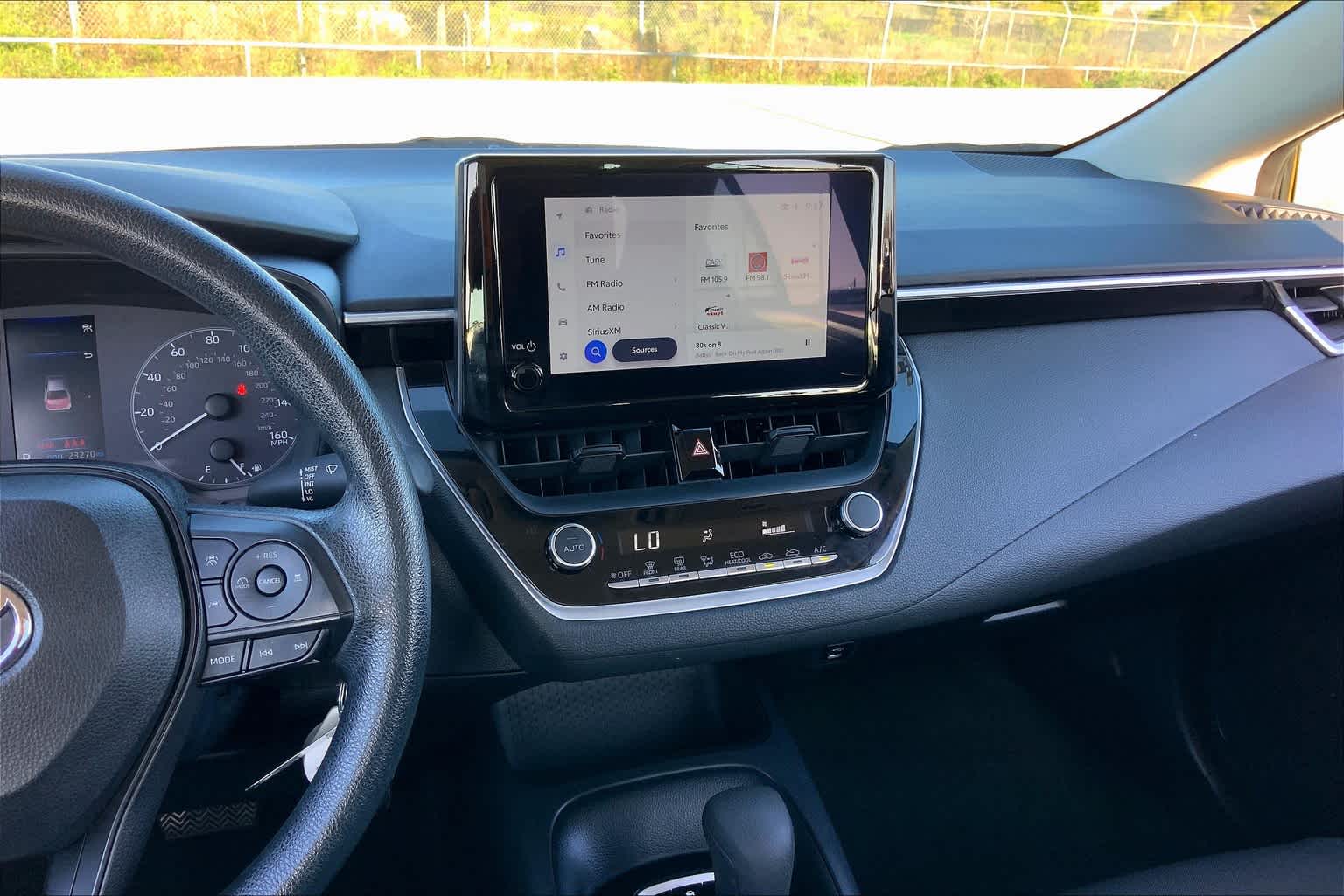 2023 Toyota Corolla LE Midnight Black Metallic at AutoNation Toyota Gulf Fwy