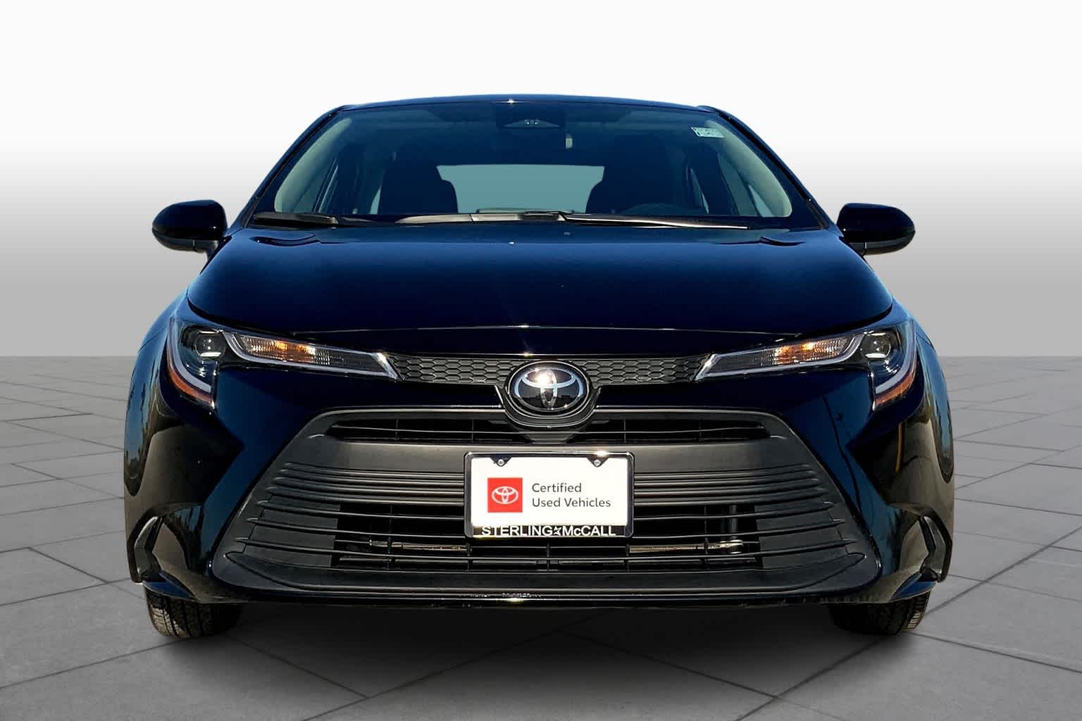 2023 Toyota Corolla LE Midnight Black Metallic at AutoNation Toyota Gulf Fwy