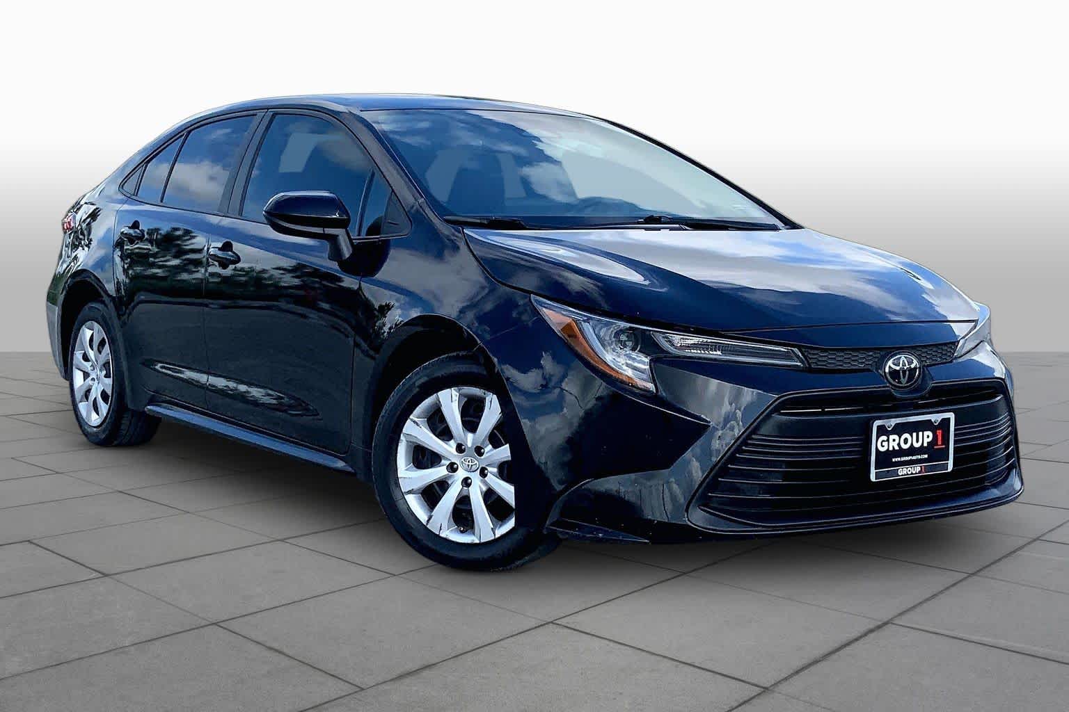 2023 Toyota Corolla LE Midnight Black Metallic at Westside Kia