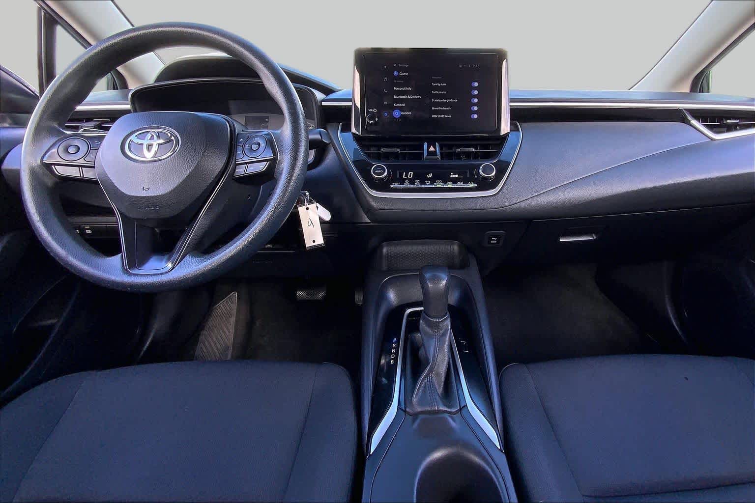 2023 Toyota Corolla LE Midnight Black Metallic at Westside Kia
