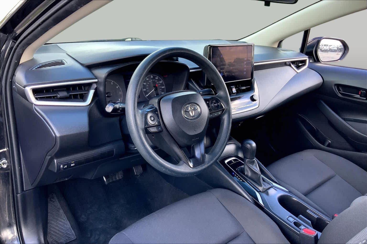 2023 Toyota Corolla LE Midnight Black Metallic at Westside Kia