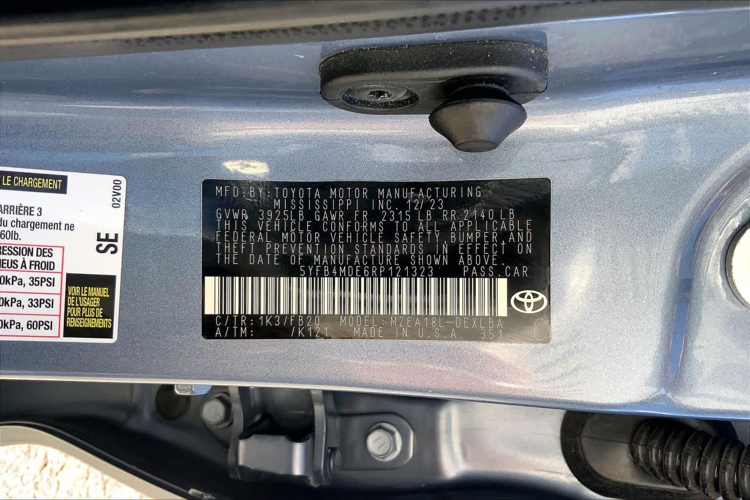 2024 Toyota Corolla LE Celestite at Group 1 Toyota Southwest