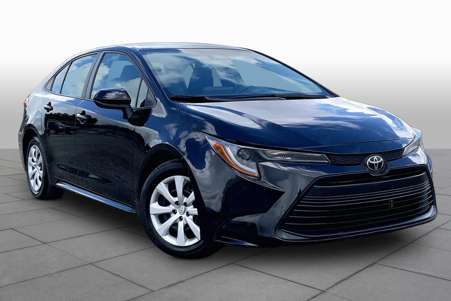 2024 Toyota Corolla LE Midnight Black Metallic at Group 1 Toyota Southwest
