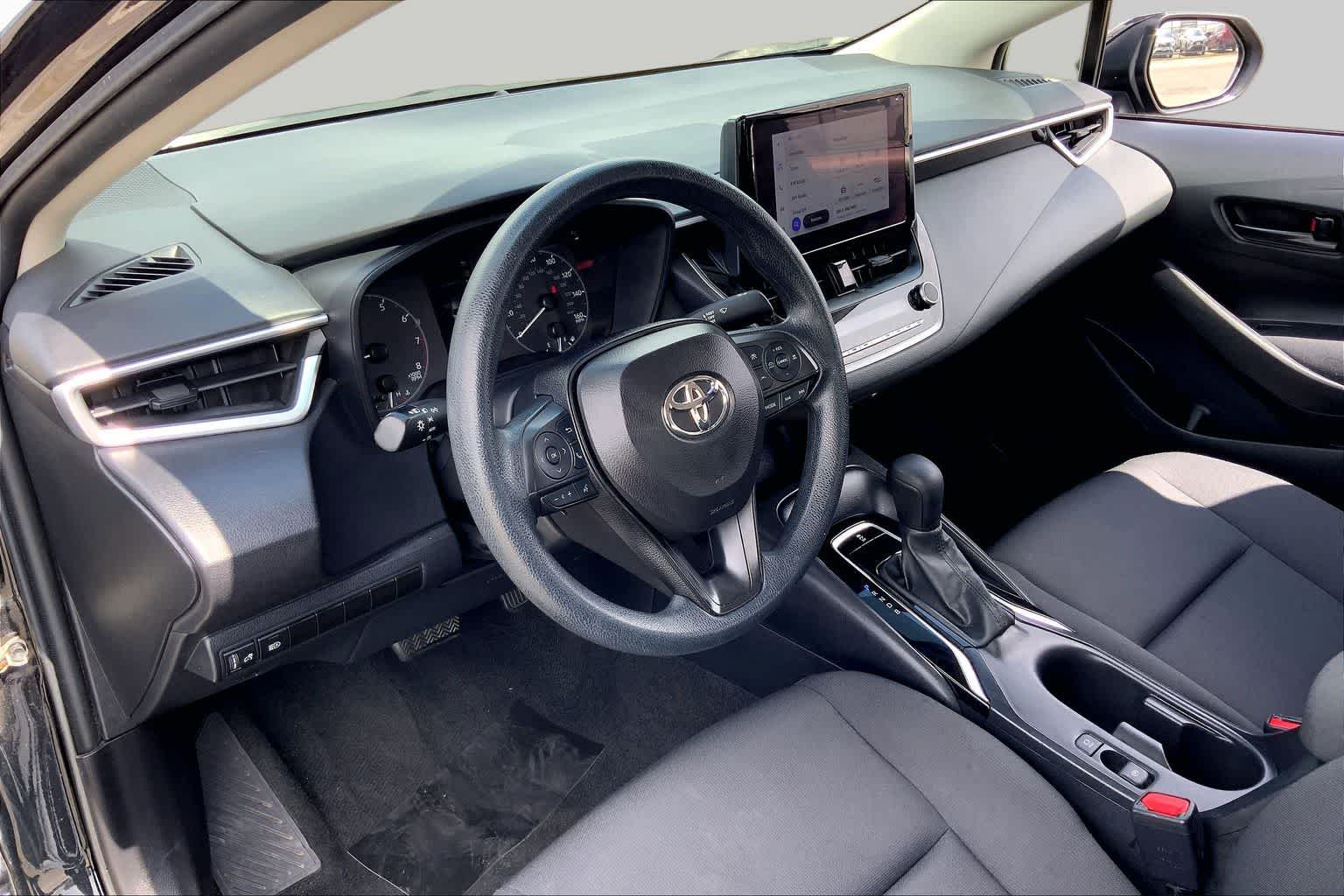 2024 Toyota Corolla LE Midnight Black Metallic at Group 1 Toyota Southwest