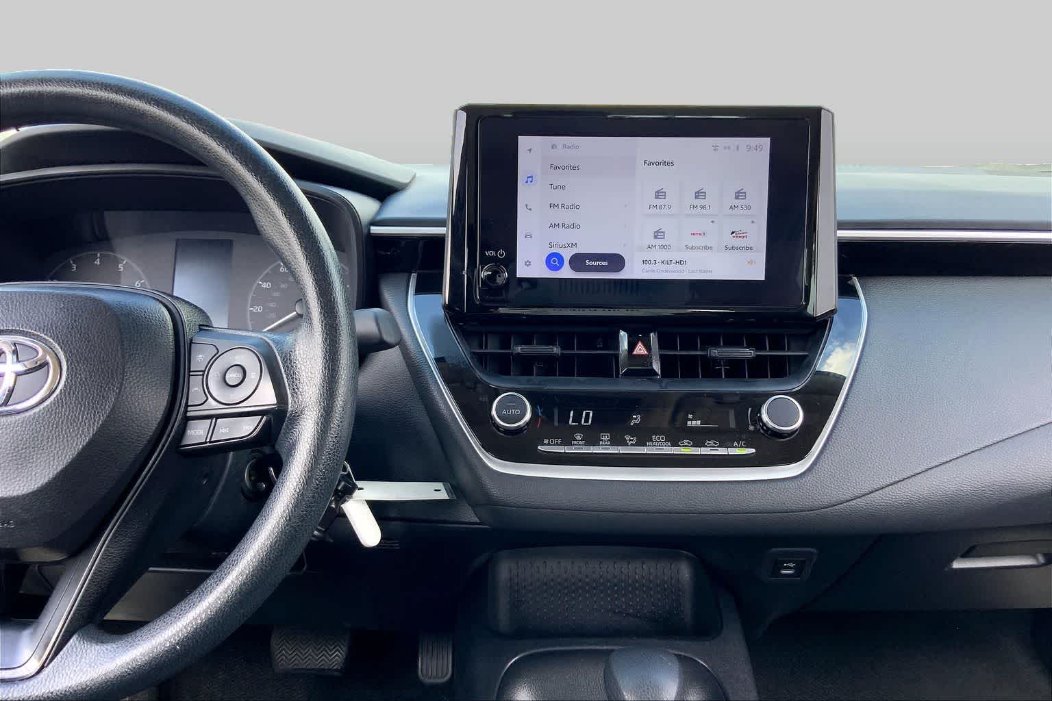 2024 Toyota Corolla LE Midnight Black Metallic at Group 1 Toyota Southwest