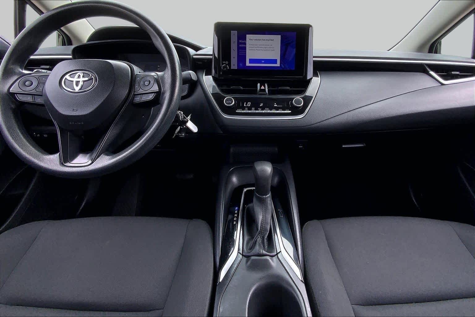 2024 Toyota Corolla LE Midnight Black Metallic at Group 1 Toyota Southwest