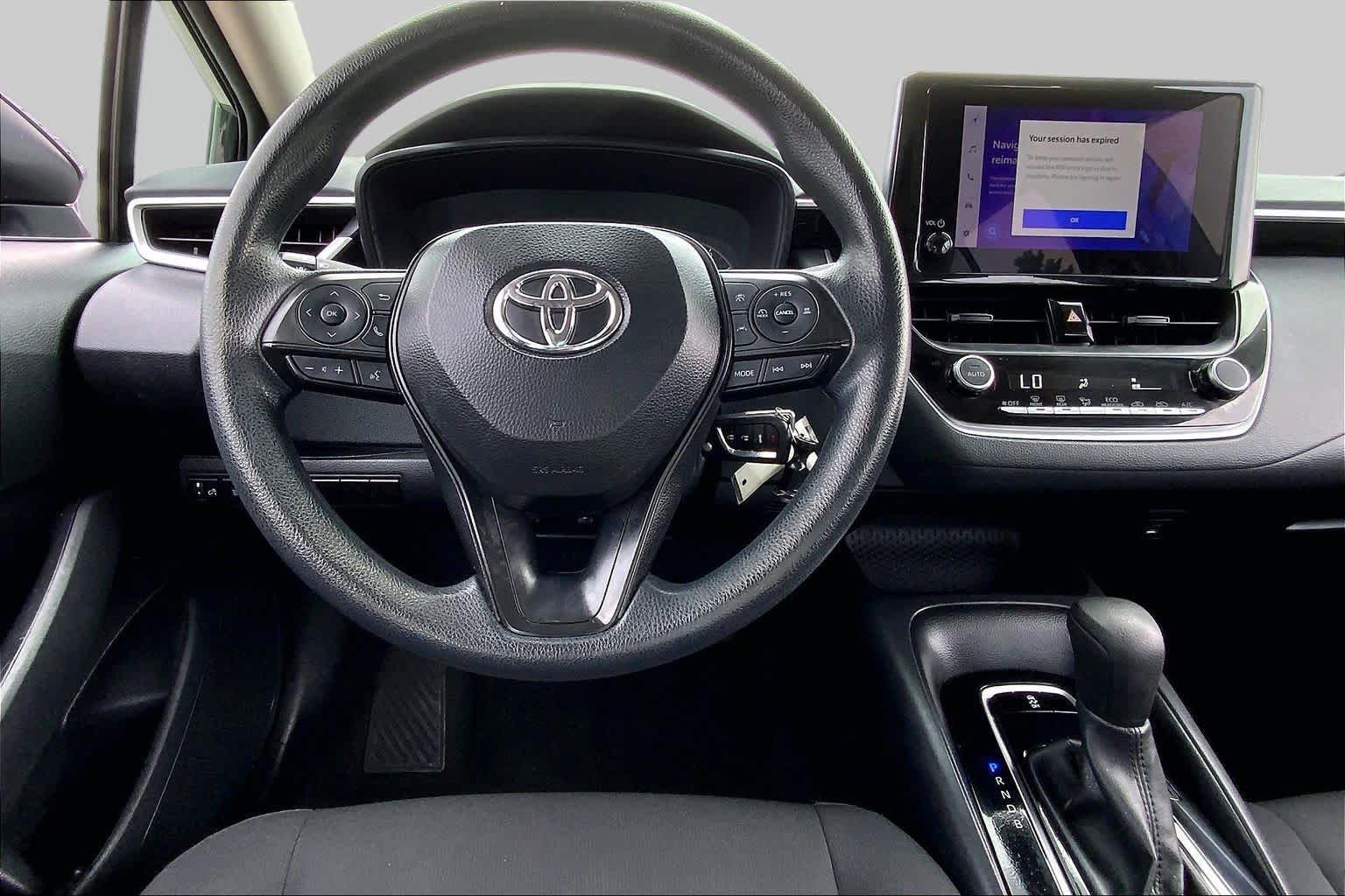 2024 Toyota Corolla LE Midnight Black Metallic at Group 1 Toyota Southwest