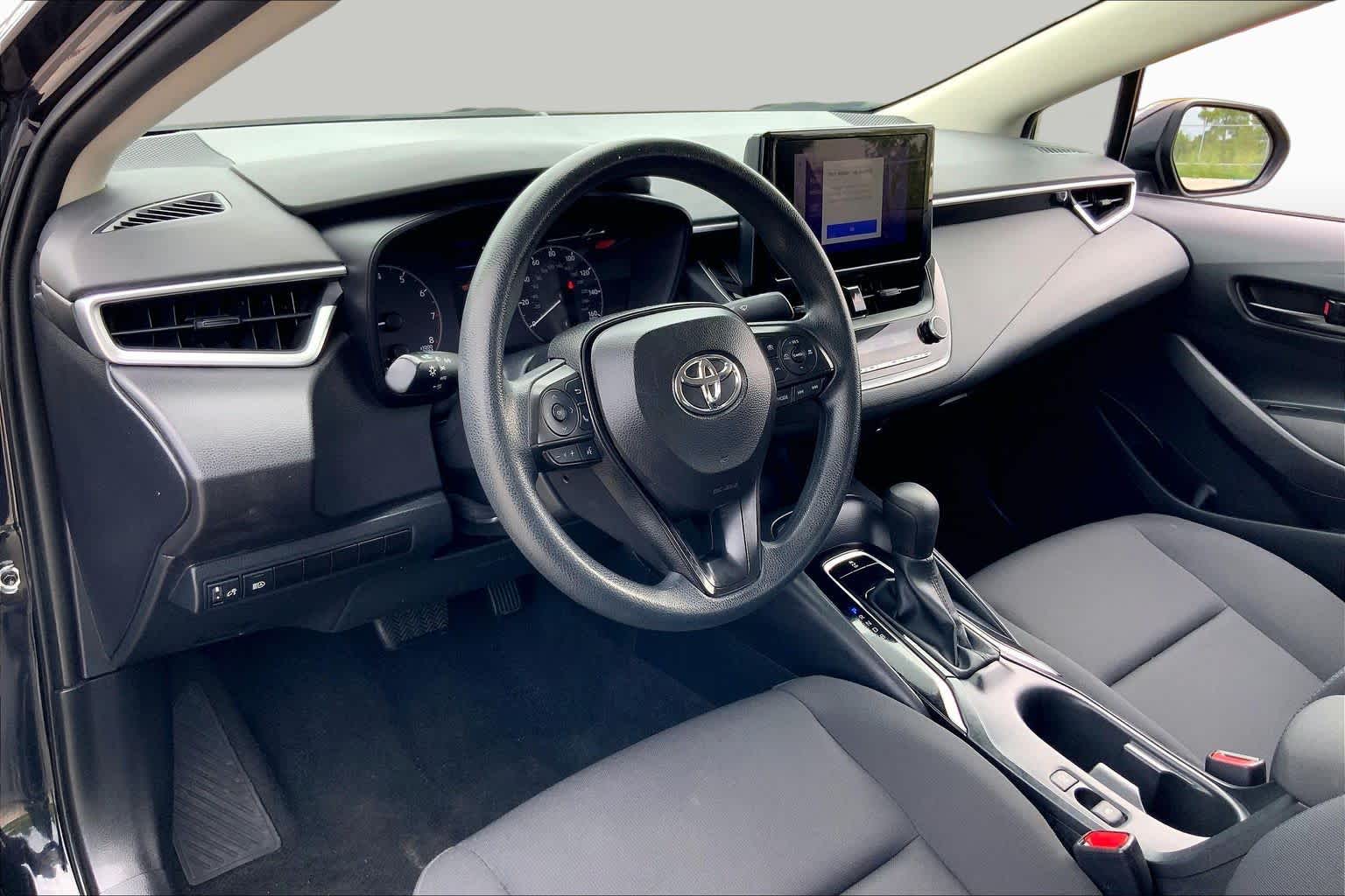 2024 Toyota Corolla LE Midnight Black Metallic at Group 1 Toyota Southwest