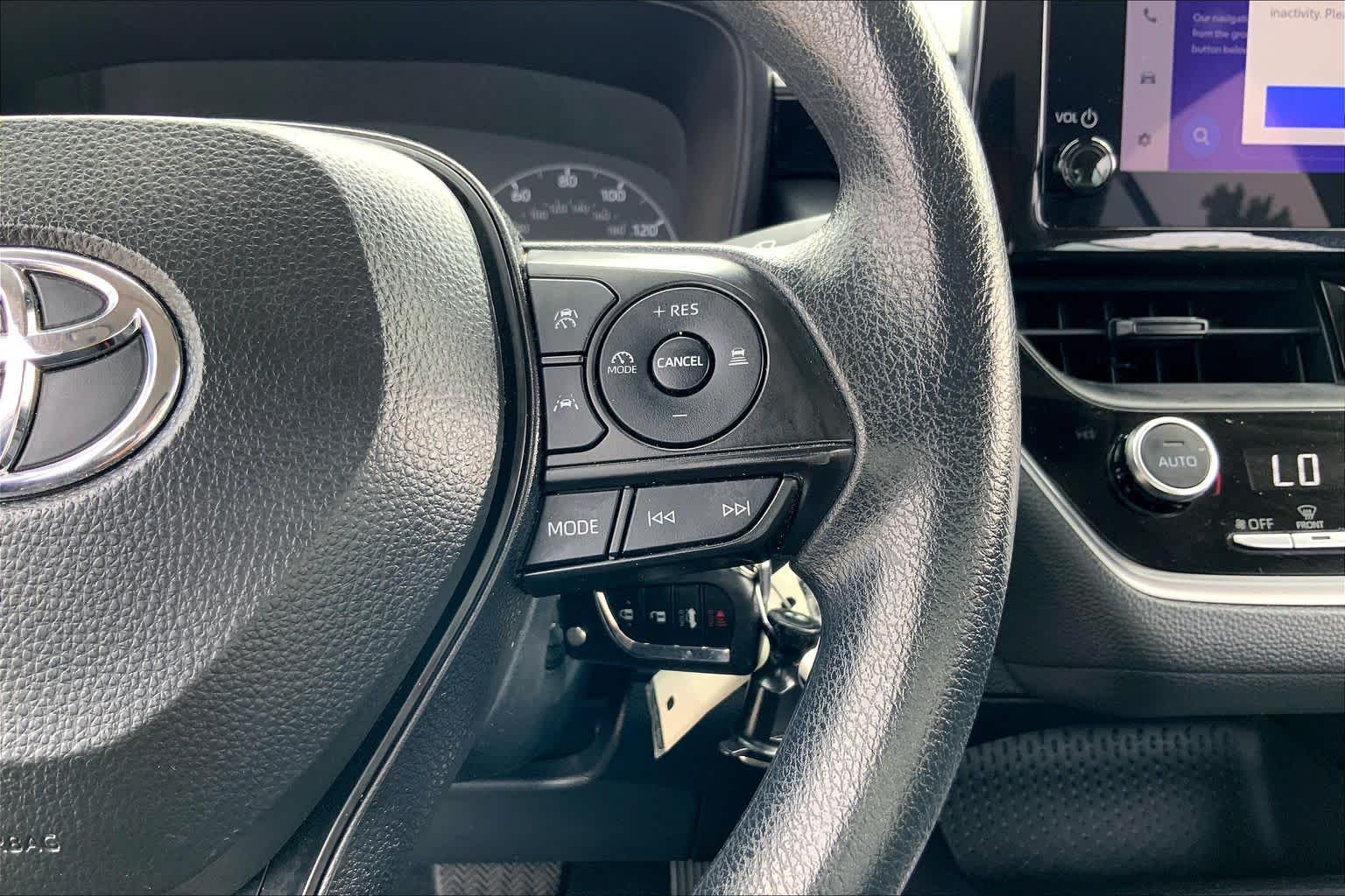 2024 Toyota Corolla LE Midnight Black Metallic at Group 1 Toyota Southwest