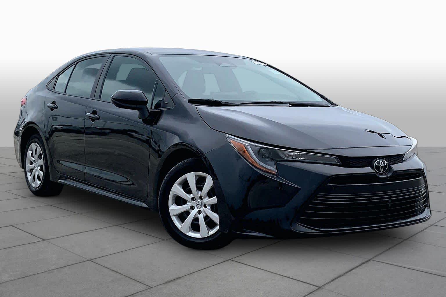 2024 Toyota Corolla LE Midnight Black Metallic at Group 1 Toyota Southwest