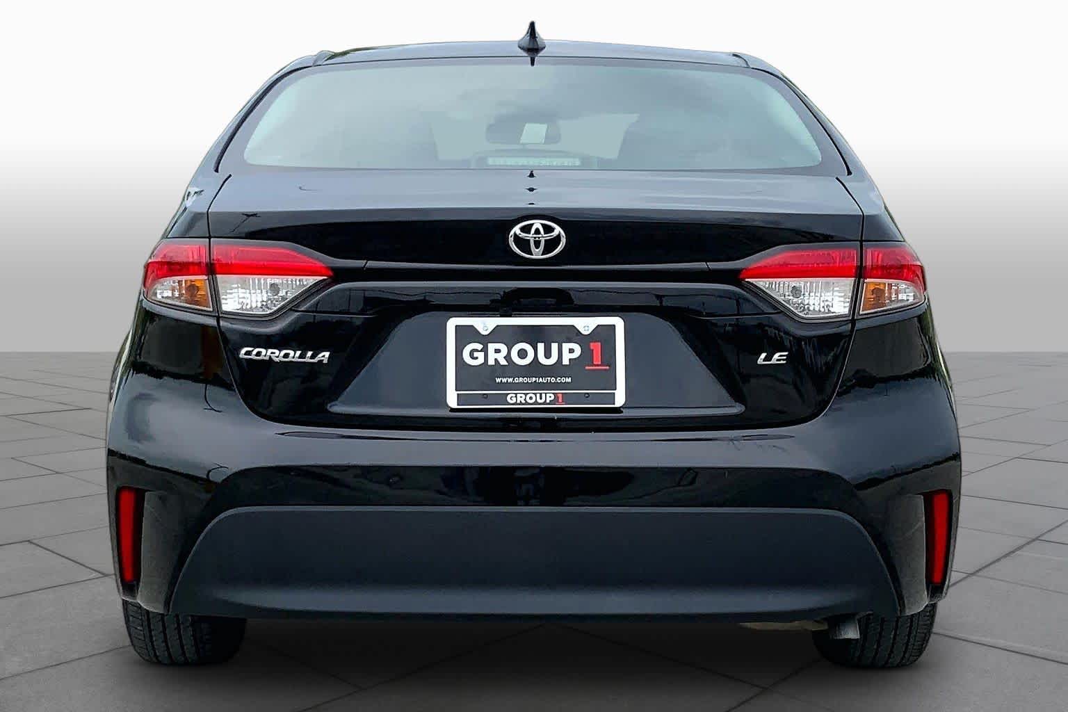 2024 Toyota Corolla LE Midnight Black Metallic at Group 1 Toyota Southwest