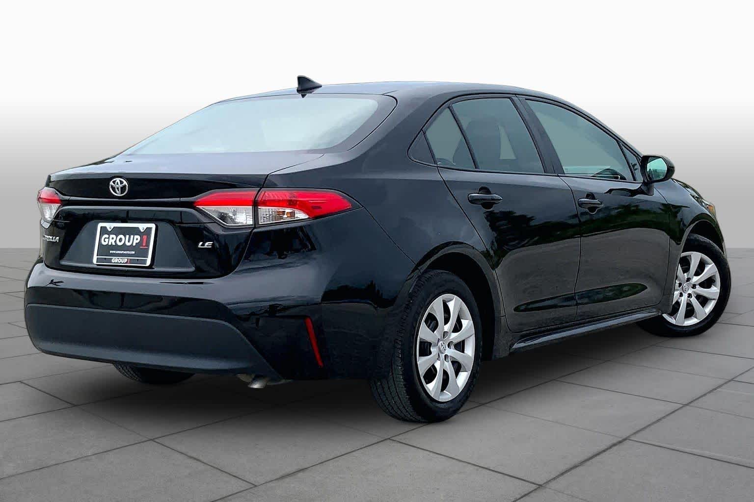2024 Toyota Corolla LE Midnight Black Metallic at Group 1 Toyota Southwest