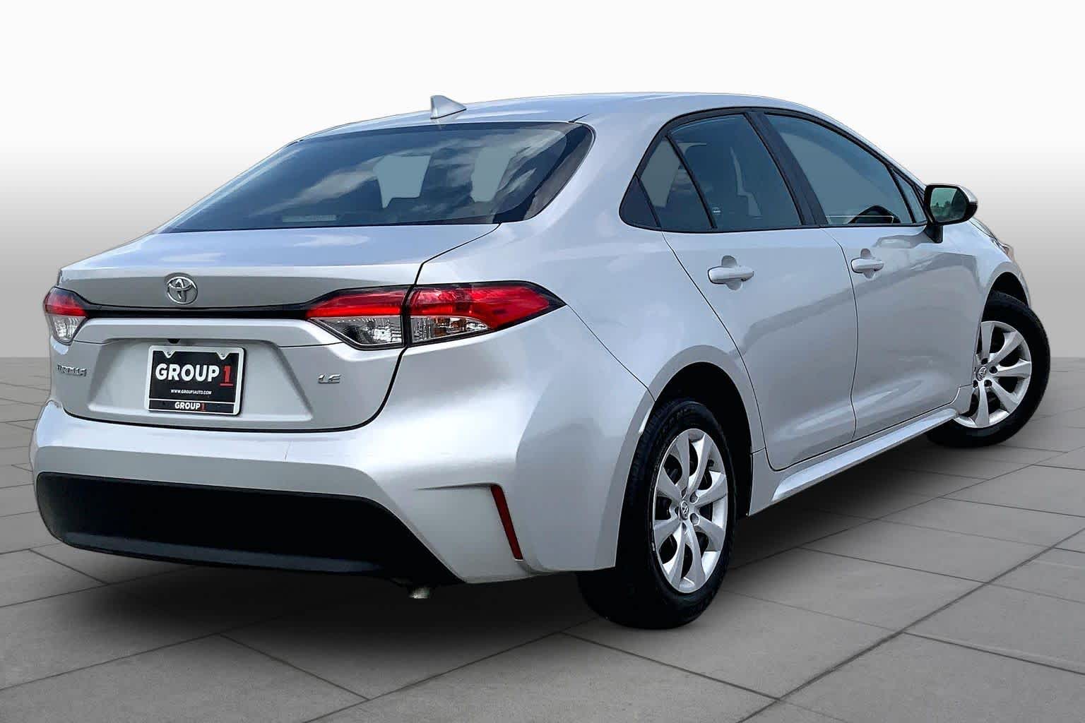 2024 Toyota Corolla LE Classic Silver Metallic at Group 1 Toyota Southwest