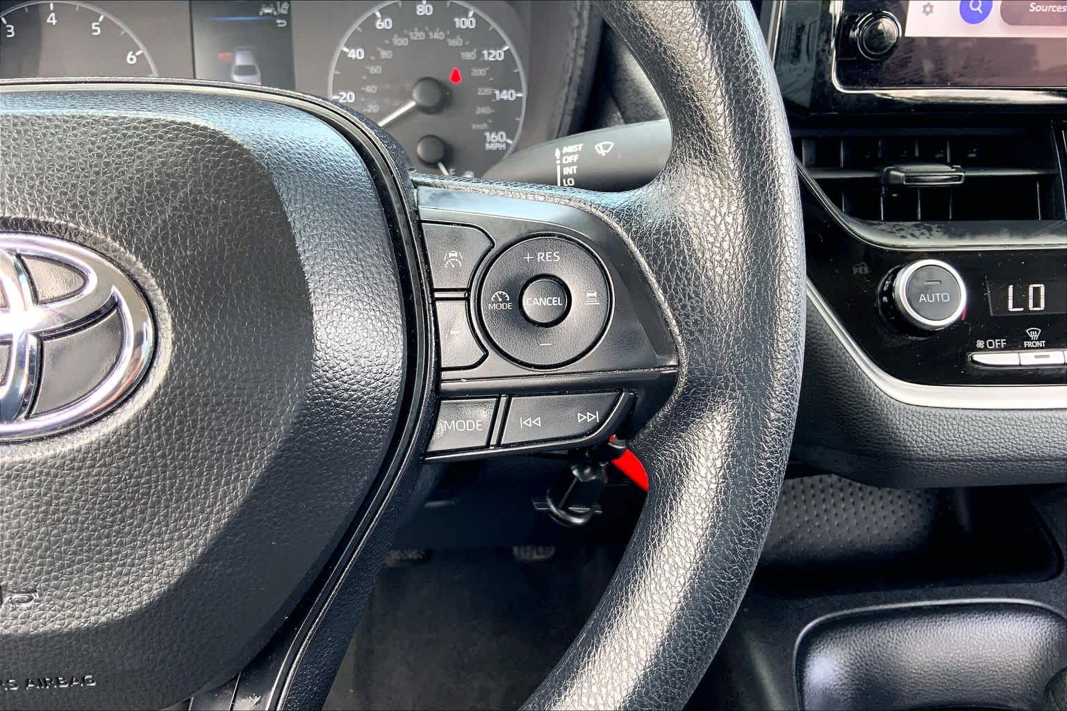 2024 Toyota Corolla LE Classic Silver Metallic at Group 1 Toyota Southwest