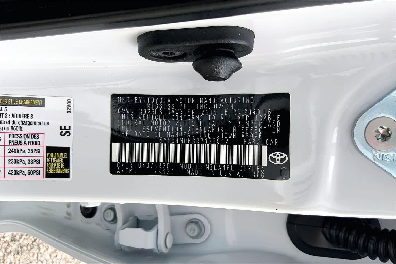 2024 Toyota Corolla LE Ice Cap at Group 1 Toyota Southwest