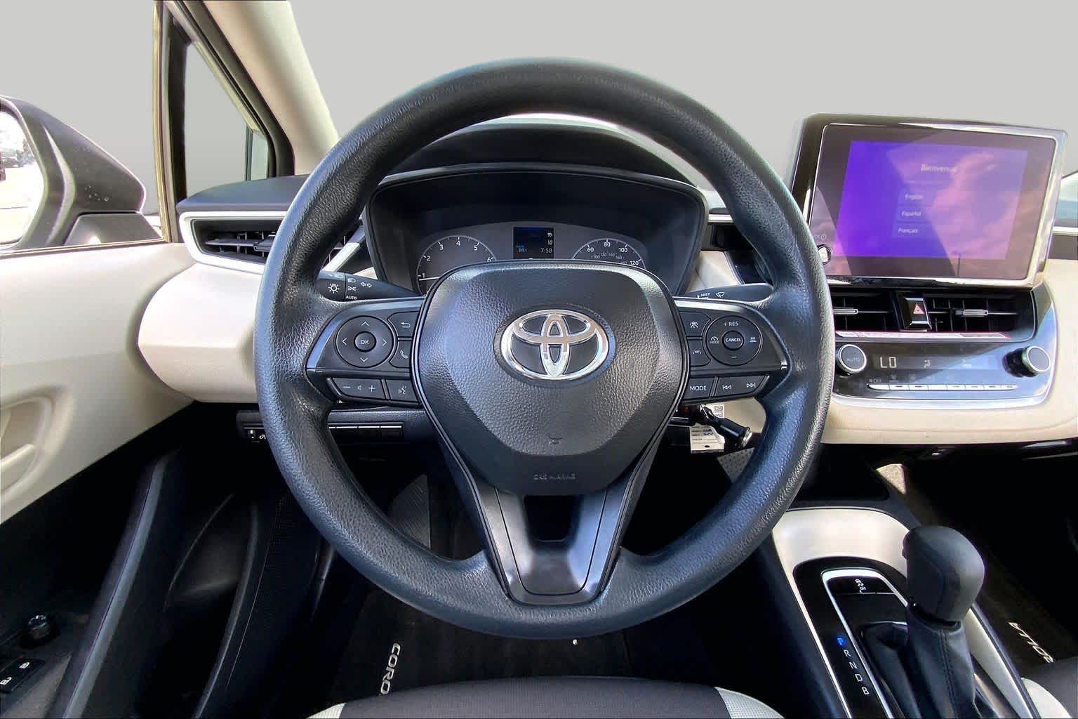 2025 Toyota Corolla LE Classic Silver Metallic at Davis Chevrolet