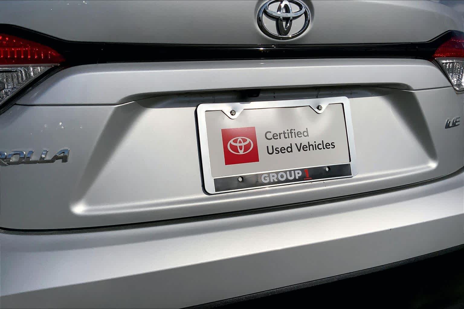 2025 Toyota Corolla LE Classic Silver Metallic at Davis Chevrolet